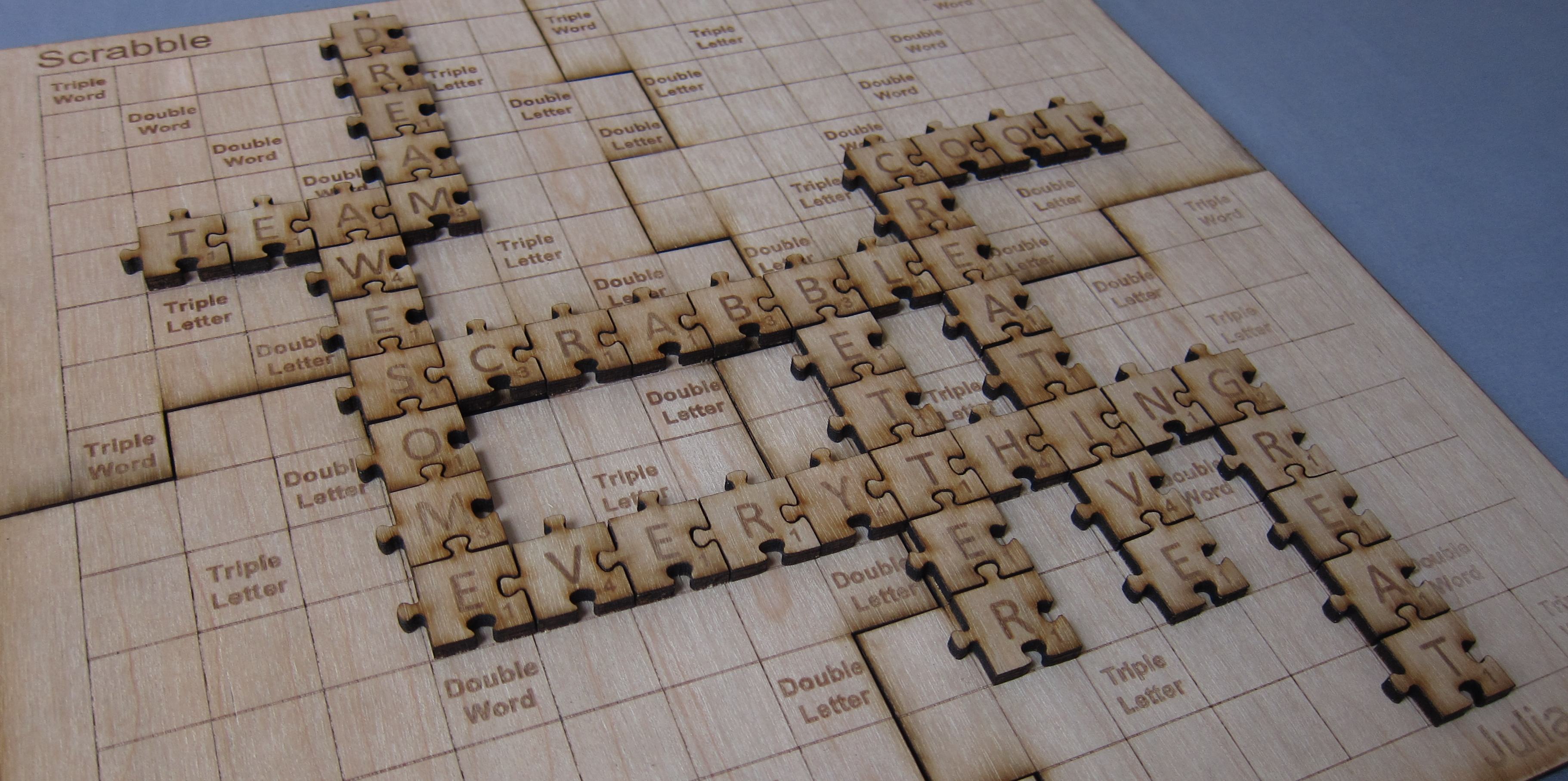 Make your own Scrabble – DIY Scrabble